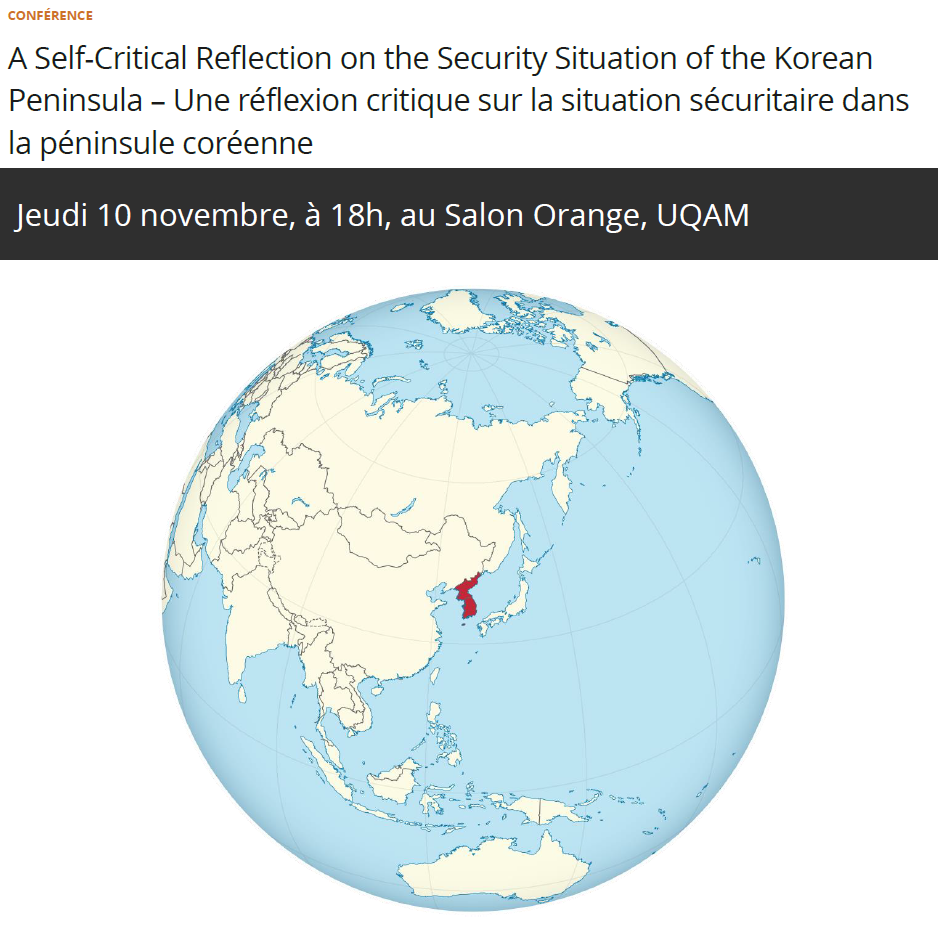 A Self-Critical Reflection on the Security Situation of the Korean Peninsula 