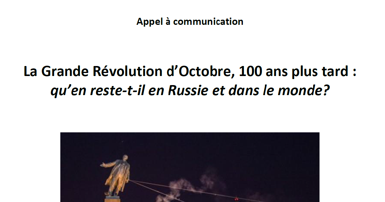 La Grande Révolution d'Octobre, 100 ans plus tard : qu'en reste-t-il en Russie et dans le monde ?