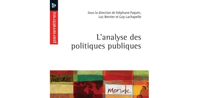 L'analyse des politiques publiques