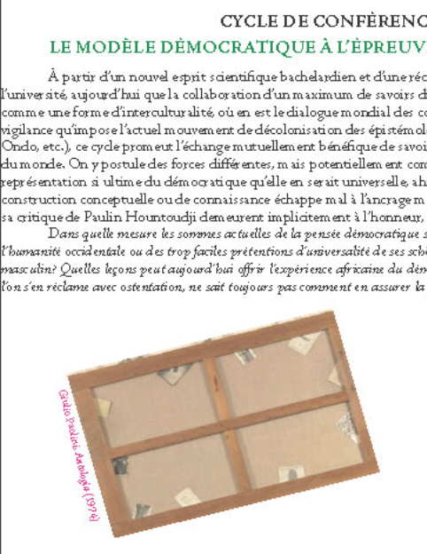 L'ethnophilosophie de Paulin Hountounjou et sa critique 
