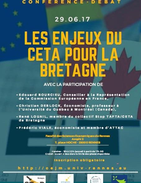 Les enjeux du CETA pour la Bretagne