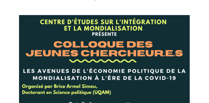 Les avenues de l'économie politique de la mondialisation à l'ère (…)
