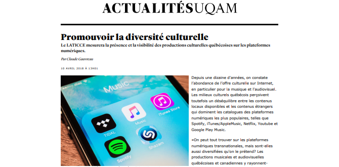 Promouvoir la diversité culturelle