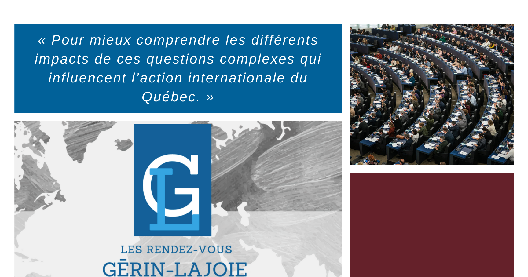 Le Québec au cœur des nouvelles régulations mondiales : chaînes de valeurs, taxation des multinationales et accords commerciaux régionaux 