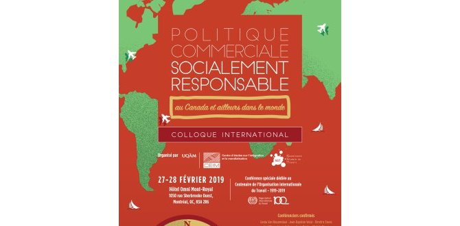 Politique commerciale socialement responsable - au Canada et ailleurs dans (…)