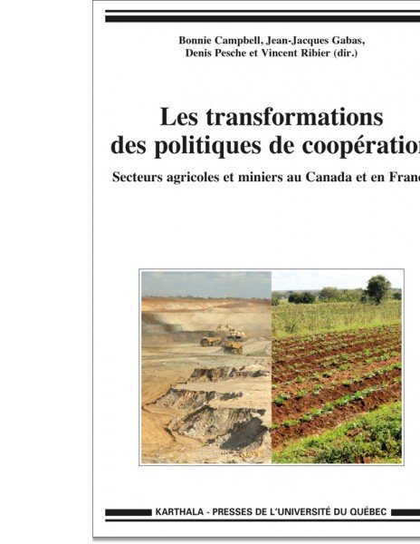  « L'apport des relations internationales dans l'étude des phénomènes complexes. Le cas de la théorie des régimes », Chap. in Les transformations des politiques de coopération. Secteurs agricoles et miniers au Canada et en France