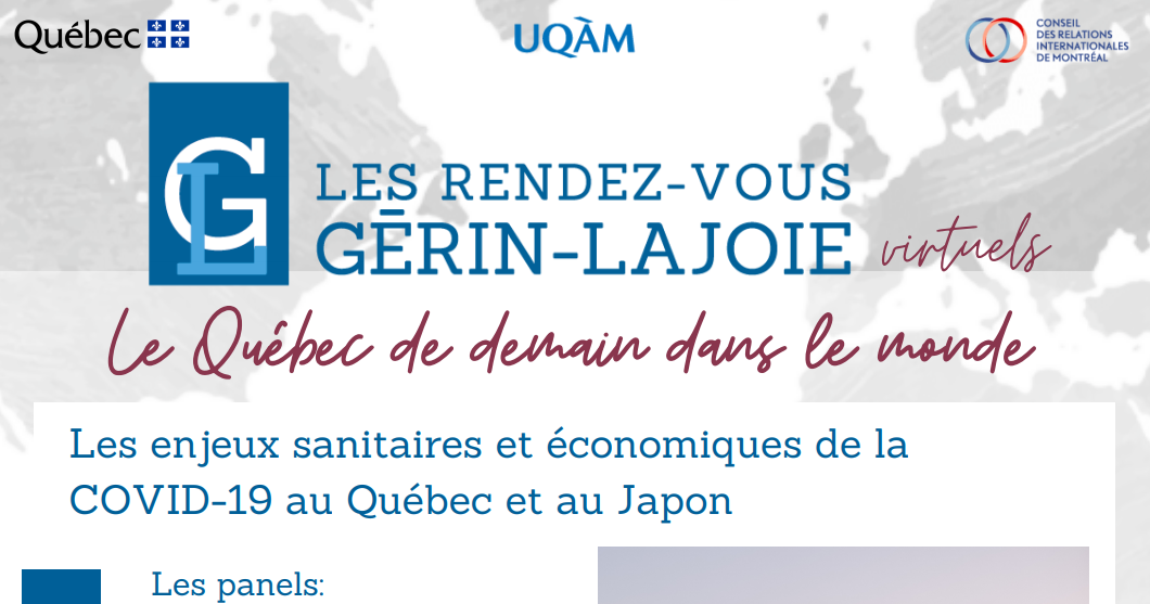 Les enjeux sanitaires et économiques de la COVID-19 au Québec et au Japon