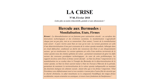 Hercule aux Bermudes : Mondialisation, Etats, Firmes