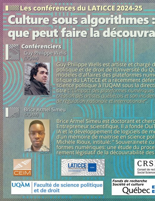 Culture sous algorithmes : Que peut faire la découvrabilité ?
