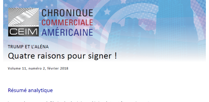 Quatre raisons pour signer !