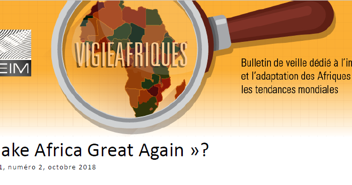 « Make Africa Great Again » ?
