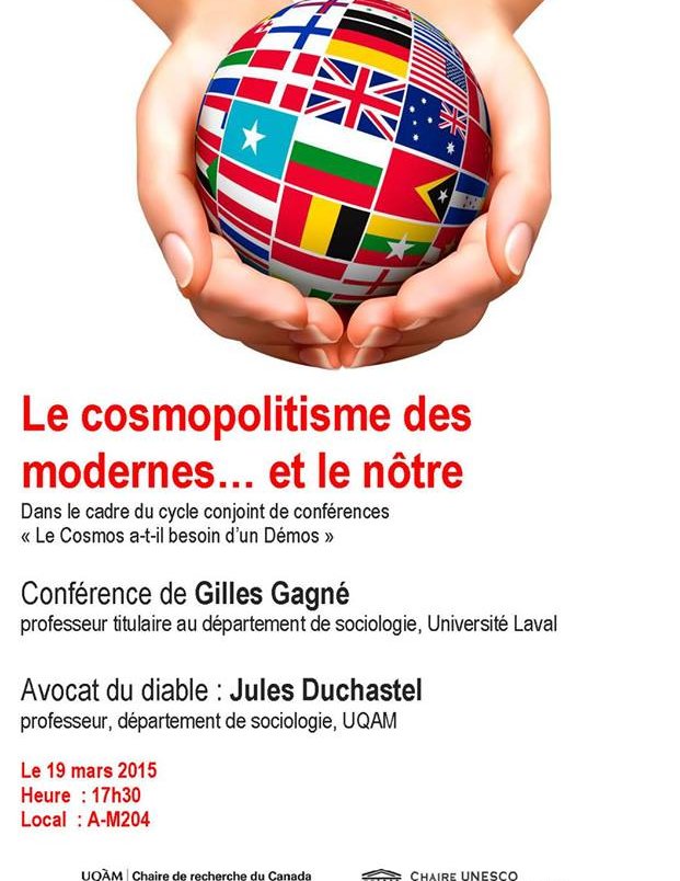 Le cosmopolitisme des modernes... et le nôtre