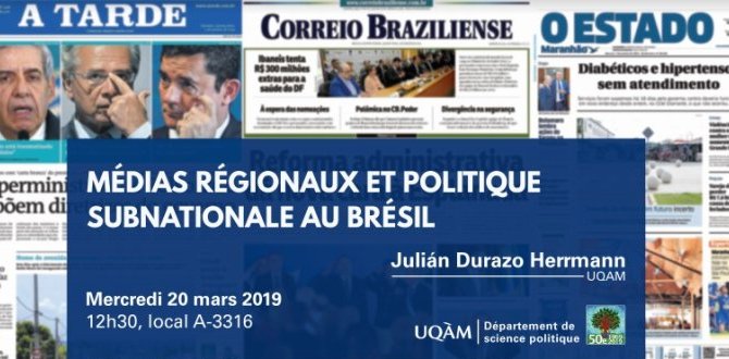 Médias régionaux et politique subnationale au Brésil