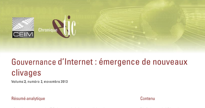 Gouvernance d'Internet : émergence de nouveaux clivages