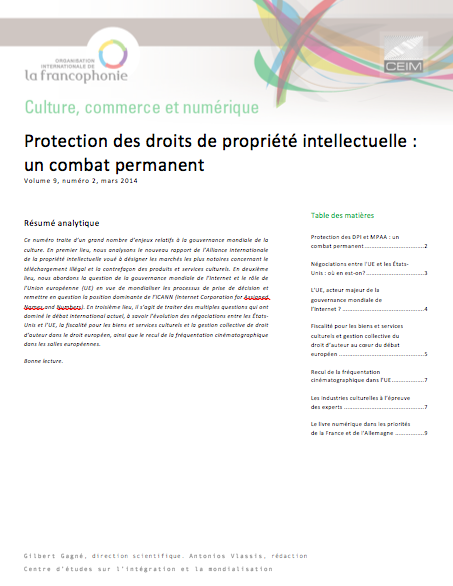 Protection des droits de propriété intellectuelle : un combat permanent 