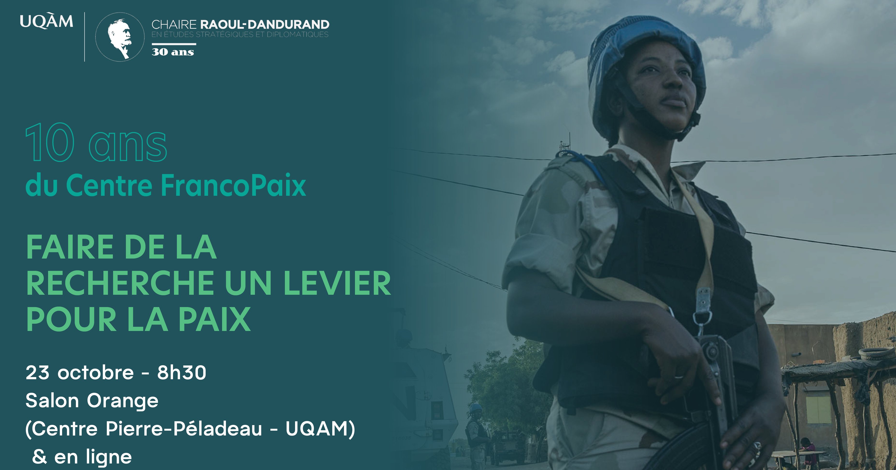 Faire de la recherche un levier pour la paix : colloque des 10 ans du Centre FrancoPaix