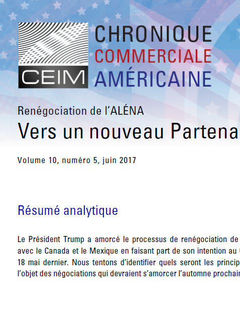 Vers un nouveau Partenariat nord-américain ?