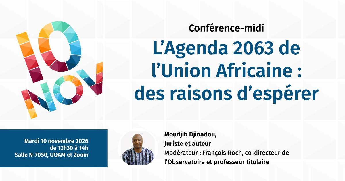  L'Agenda 2063 de l'Union Africaine : des raisons d'espérer