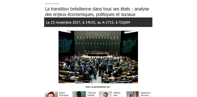 La transition brésilienne dans tous ses états : analyse des enjeux (…)