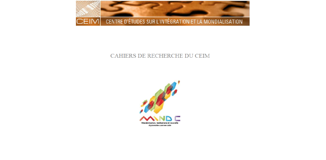 L'Amérique du Nord, un espace économique en reconfiguration