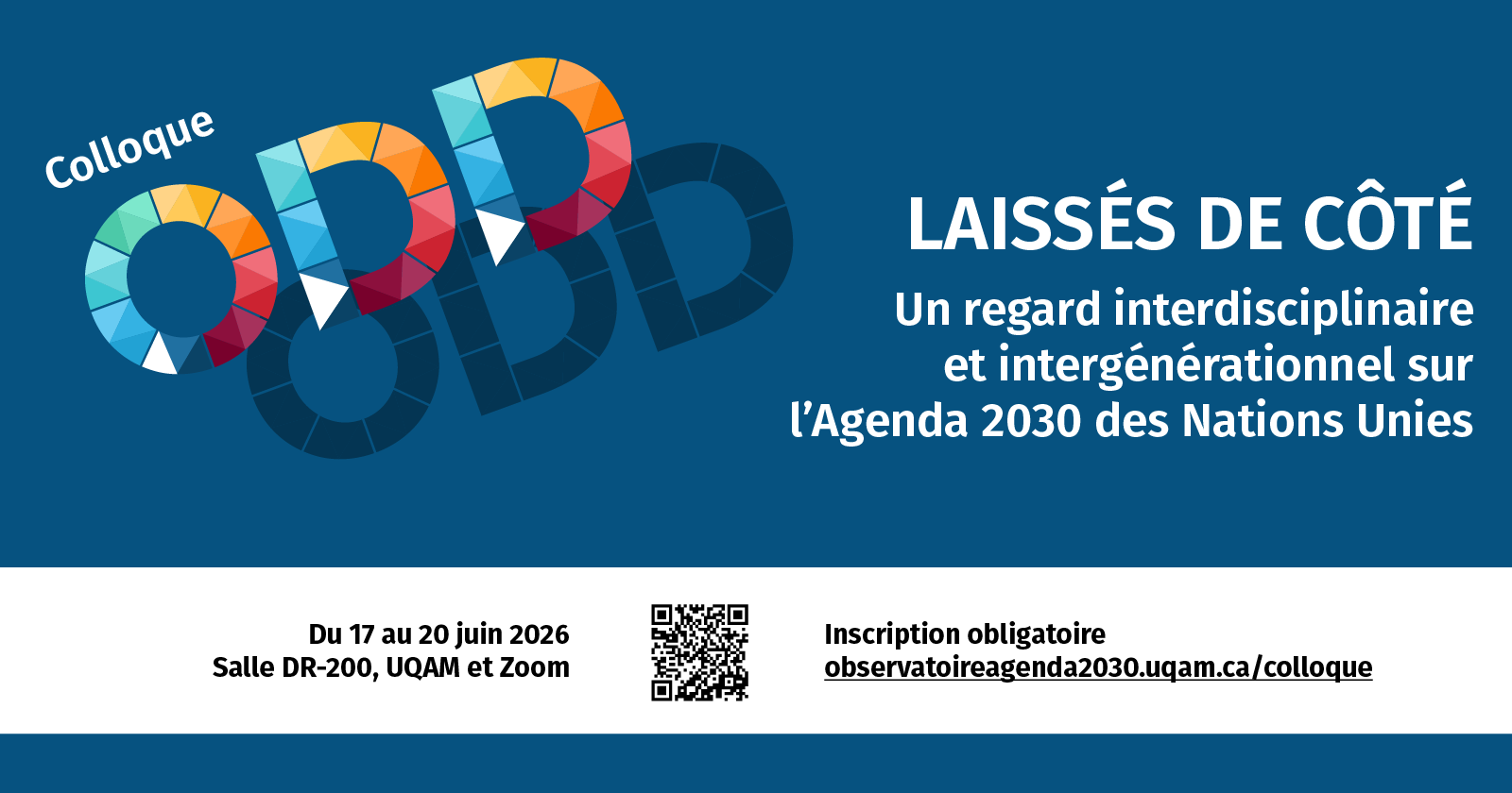« Laissés de côté ». Un regard interdisciplinaire et intergénérationnel sur l'Agenda 2030 des Nations Unies