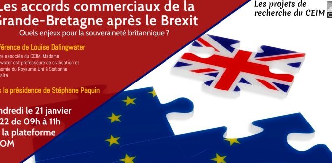 Les accords commerciaux de la Grande-Bretagne après le Brexit : Quels enjeux (…)