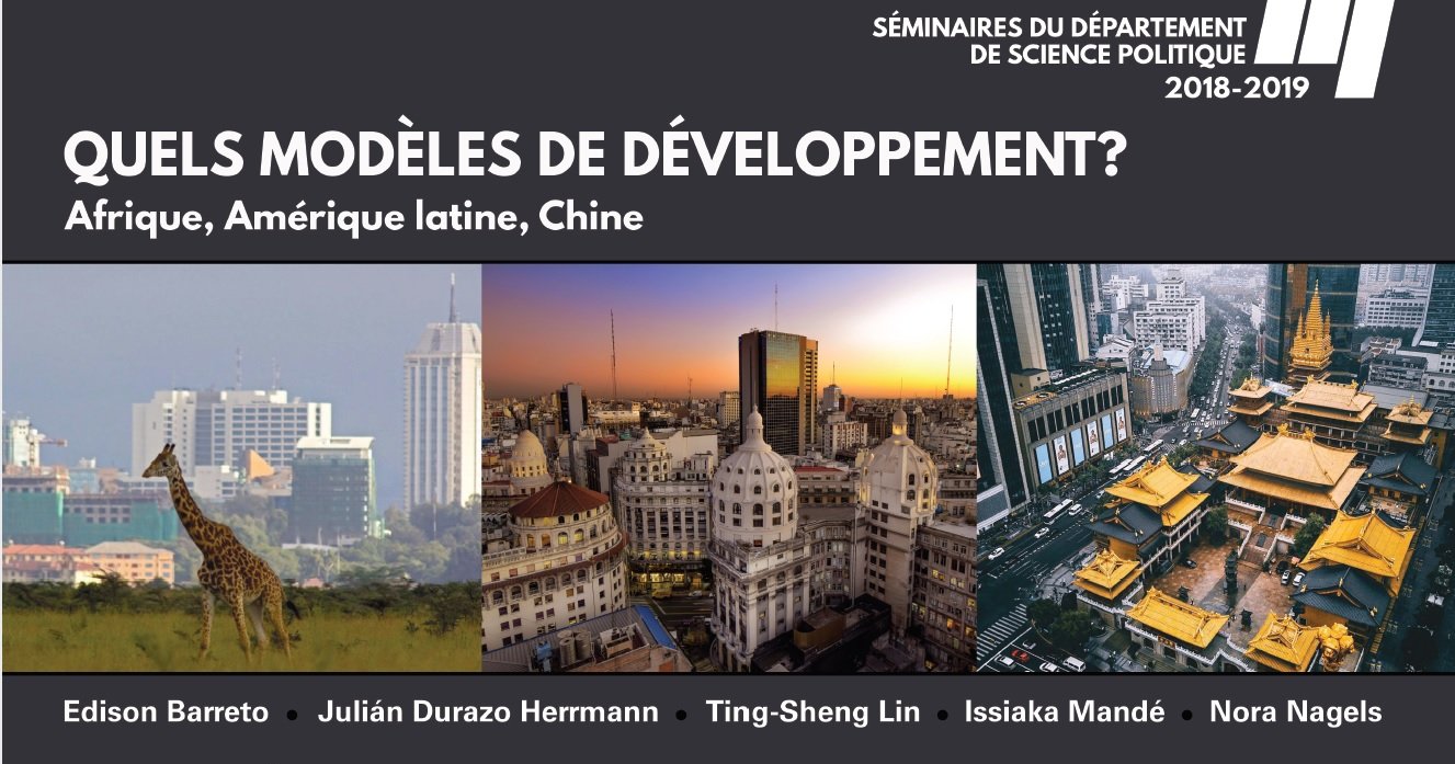 Quels modèles de développement ? Afrique, Amérique latine, Chine