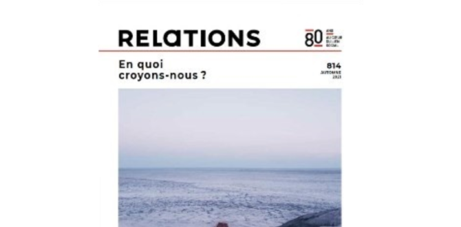 Récipiendaire de la Bourse Bertrand - Revue Relations 2021-2022