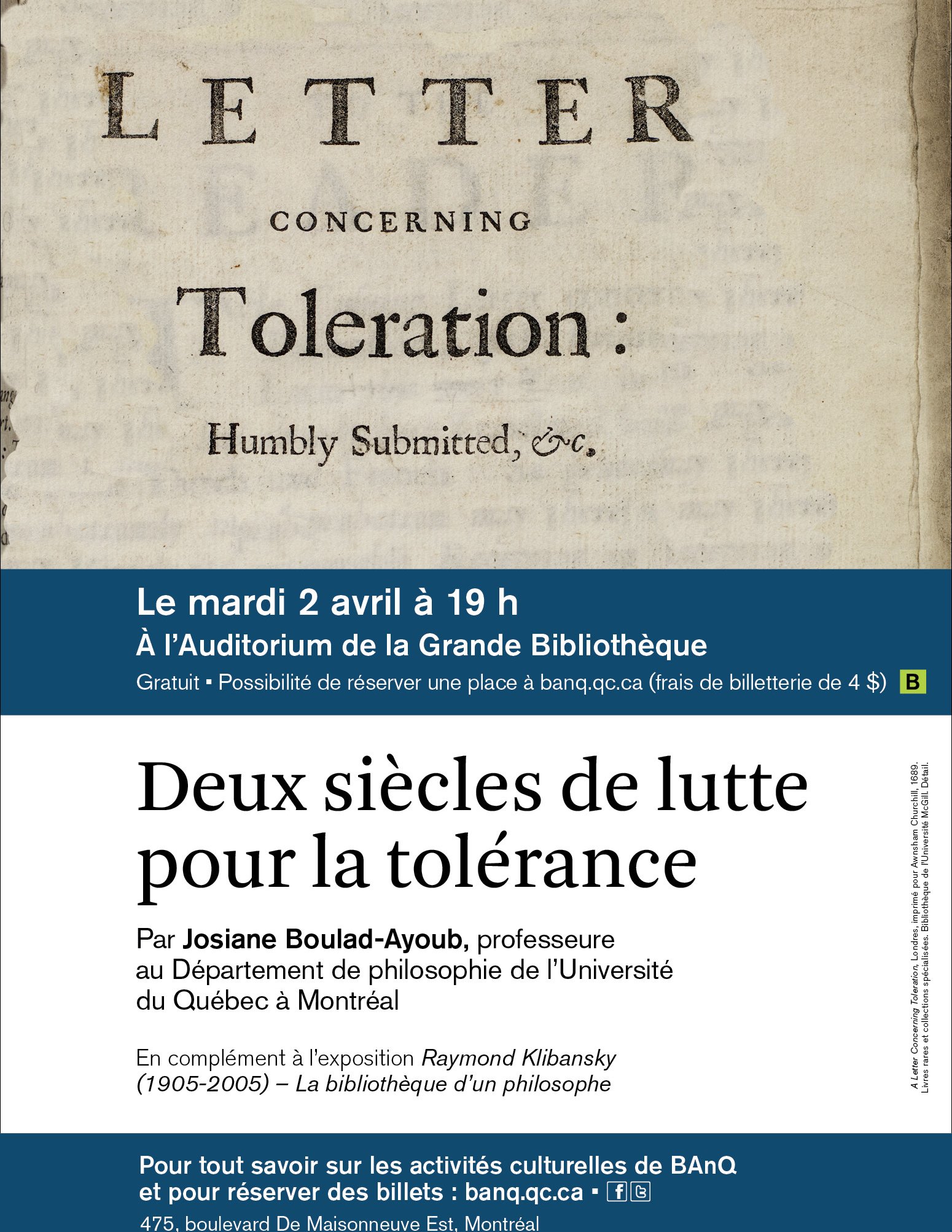 Deux siècles de lutte pour la tolérance