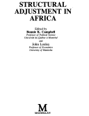 Structural Adjustment in Africa