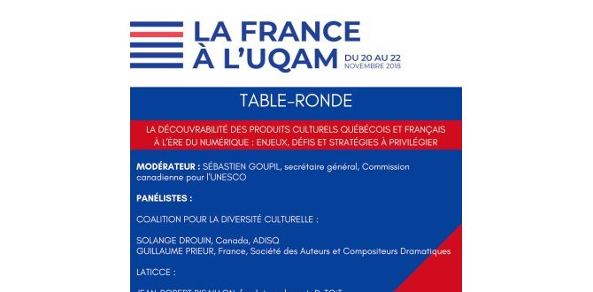 La découvrabilité des produits culturels québécois et français à l'ère (…)