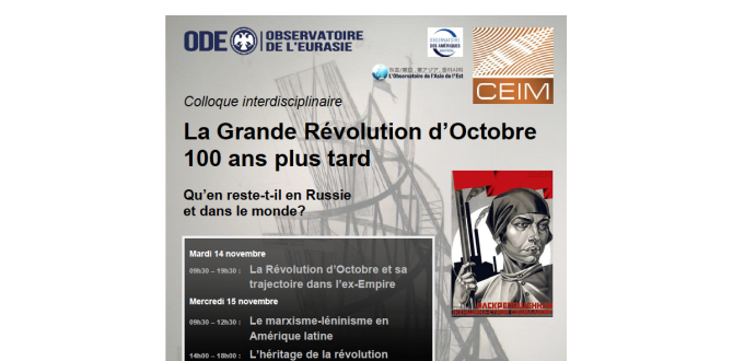 La grande Révolution d'octobre, 100 ans plus tard : qu'en (…)