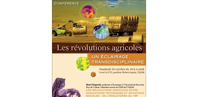 Les révolutions agricoles : un éclairage transdisciplinaire
