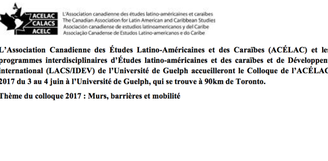 Murs, barrières et mobilité